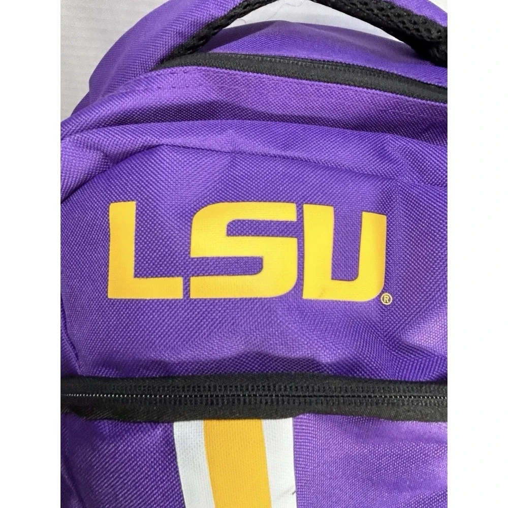 FOCO LSU Tigers purple backpack 16.5x13x5 College NCAA School‎